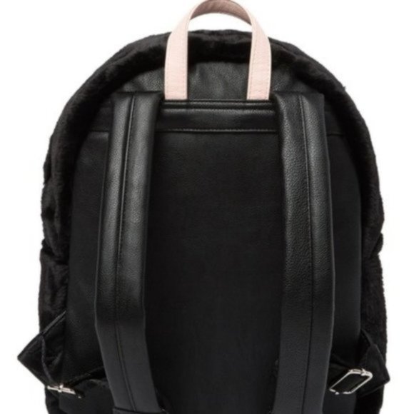 Betsey Johnson FUZZY FUR CAT BACKPACK - Picture 5 of 8